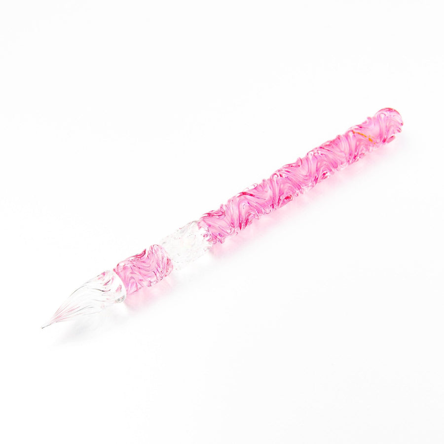 2_N-ピ はるほいっぷここあ ガラスペン ねじり ピンク - きのうのこと。